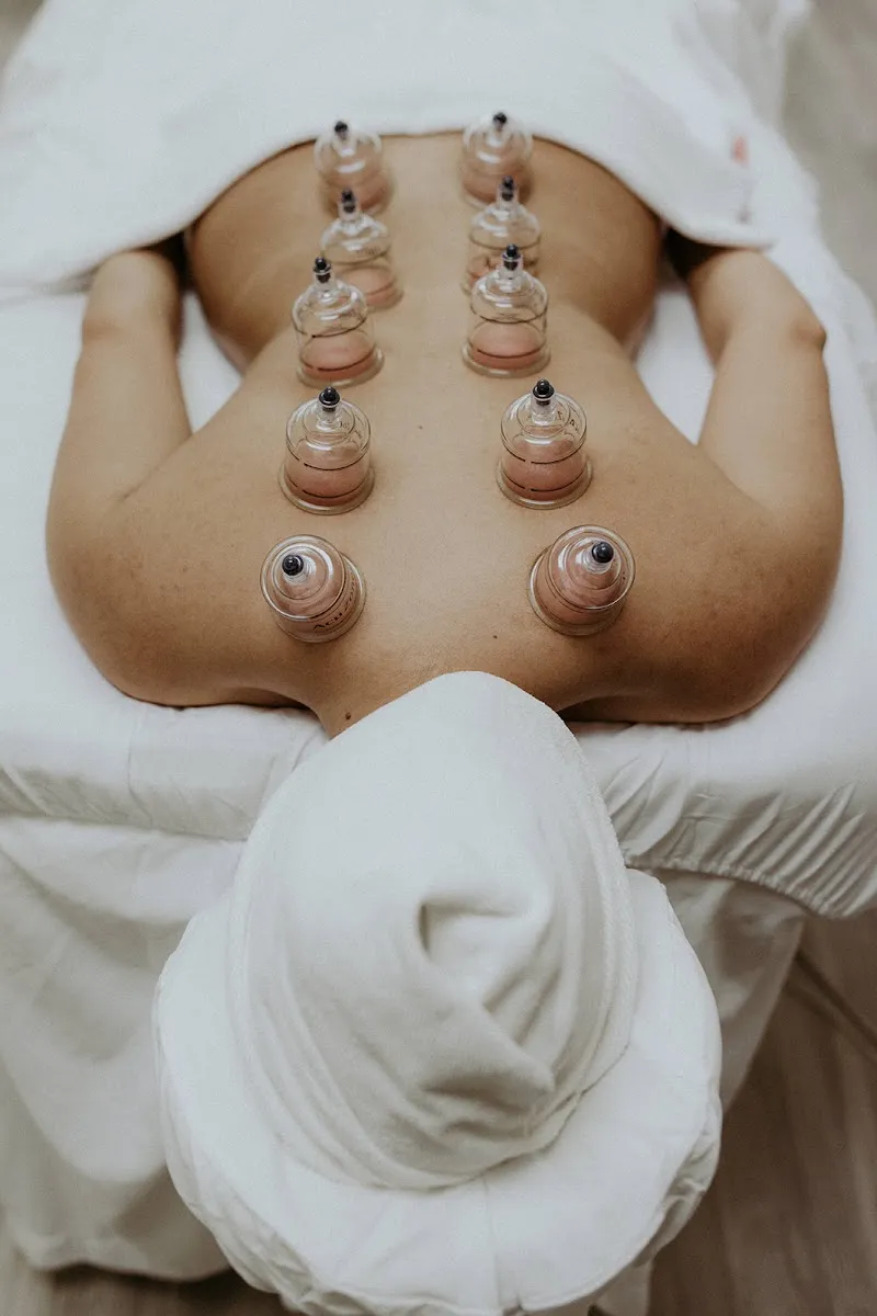 Therapeutic cupping treatment at The Dallas Detox, a detox center in Dallas.